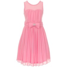 PINK Size 14 Flower Girl Dresses Wedding Formal Recital Birthday Party