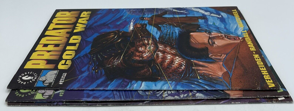 Predator Cold War Issues #1-3 Dark Horse Comics Signed Mark