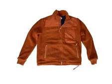 BRAND NEW - Alex Mills Zip Jacket in Sherpa - Amber -L- MSRP $198