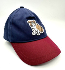 Janie  Jack Hat Embroidered Bulldog Size 4-5 Toddler