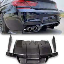 Carbon Fiber Rear Bumpers Diffuser Lip 13-16 For BMW PSM Style Coupe F12 F06 M6