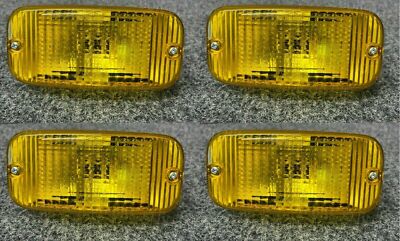 4 Hella Talmu Yellow Bumper DRL/Fog/Marker Lamps Mercedes Scania DAF MAN Trucks