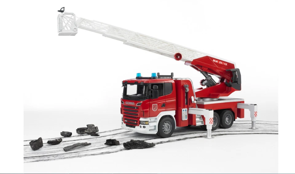 FIRE TRUCK SCANIA Super 560R with ladder Bruder Toy Car Model 1/16 1:16 - Image 4 of 4