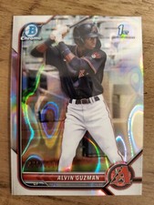 ALVIN GUZMAN 2022 BOWMAN CHROME REFRACTOR LAVA /399 #BCP-18 ARIZONA