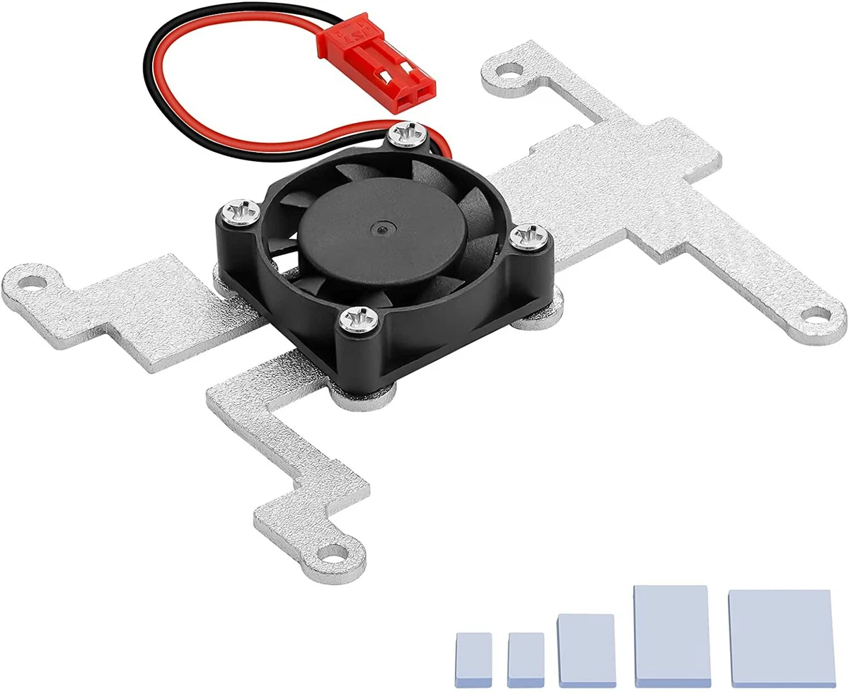 Raspberry Pi 4B 25mm CPU Cooling Fan with Thermal Paste Silent Radiator  Quiet US | eBay
