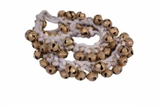 Ghungroo India Cotton Strings White Bell Pair Kathak 25 +25 Dance