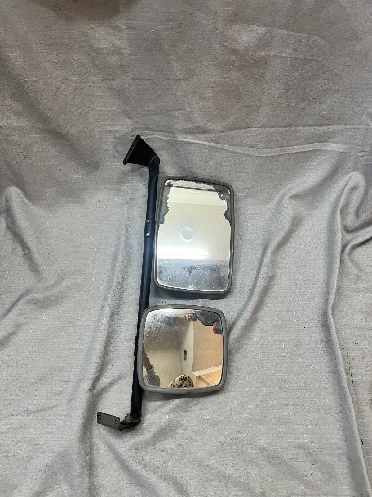 Velvac RV Side Mirrors Vintage Double Chrome eBay