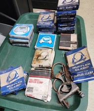 Heavy Duty Muffler Exhaust Clamps Lot Of 20 Steel Saddle Type