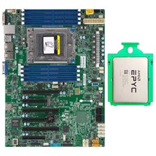 2x Supermicro H11ssl-i Sp3 Motherboard + 2x Amd Epyc 7702 2.0ghz Cpu Processor