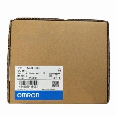 NJ501-1320 NEW OMRON NJ5011320 CPU UNIT PLC Central Processing