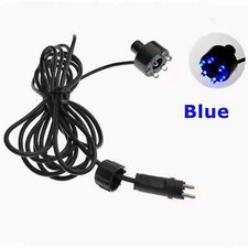 6 Blue Led Ring Light-metal-underwater-small Pond-water Garden-fountain -12v 6 Blue Led Ring Light-metal-underwater-small Pond-water Garden-fountain -12v