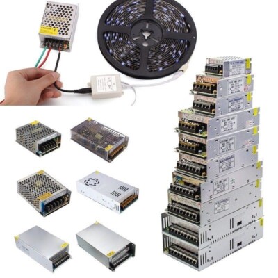 DC 12V LED 3-720W Netzteil Trafo Schaltnetzteil Adapter Netzteil  LED Streifen
