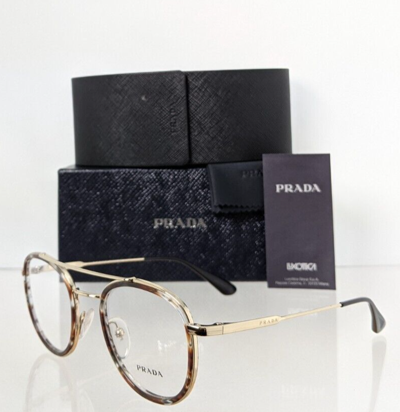 メガネ Prada VPR05Y 1AB1O1 Chic Rectangular Eyewear Frame メガネ Prada VPR05Y 1AB1O1 Chic Rectangular Eyewear Frame