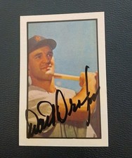 Walt Dropo Hand Signed 1953 Bowman Color Reprint Detroit Tigers Autograph NM-MT 