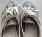 Pre-Owned and Used CALVIN KLEIN Beige Brown Monogram Women’s CK Sneakers Size 7 — photo 10