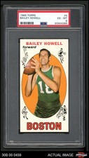 1969 Topps #5 Bailey Howell Celtics Mississippi St PSA 6 - EX/MT