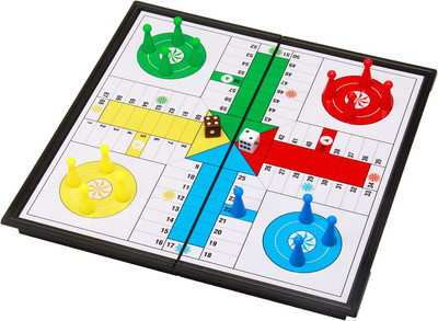 10'' Ludo Go Board Folding Travel Magnetic Ludo Set