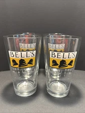 Set Of 4 Bells “Inspired Brewing” Beer Pint Cocktail Drinking Glass