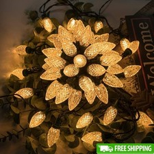 100LED 81 FT C9 Christmas String Lights Plug in Fairy Twinkle String Lights