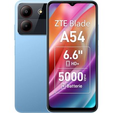 Günstiges Smartphone in BLAU, ZTE Blade A54 (6,60 Zoll) HD+, 4G LTE, 4GB RAM
