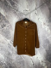 Sézane Paris Womens Corduroy Shirt Dress Oversize Size 36