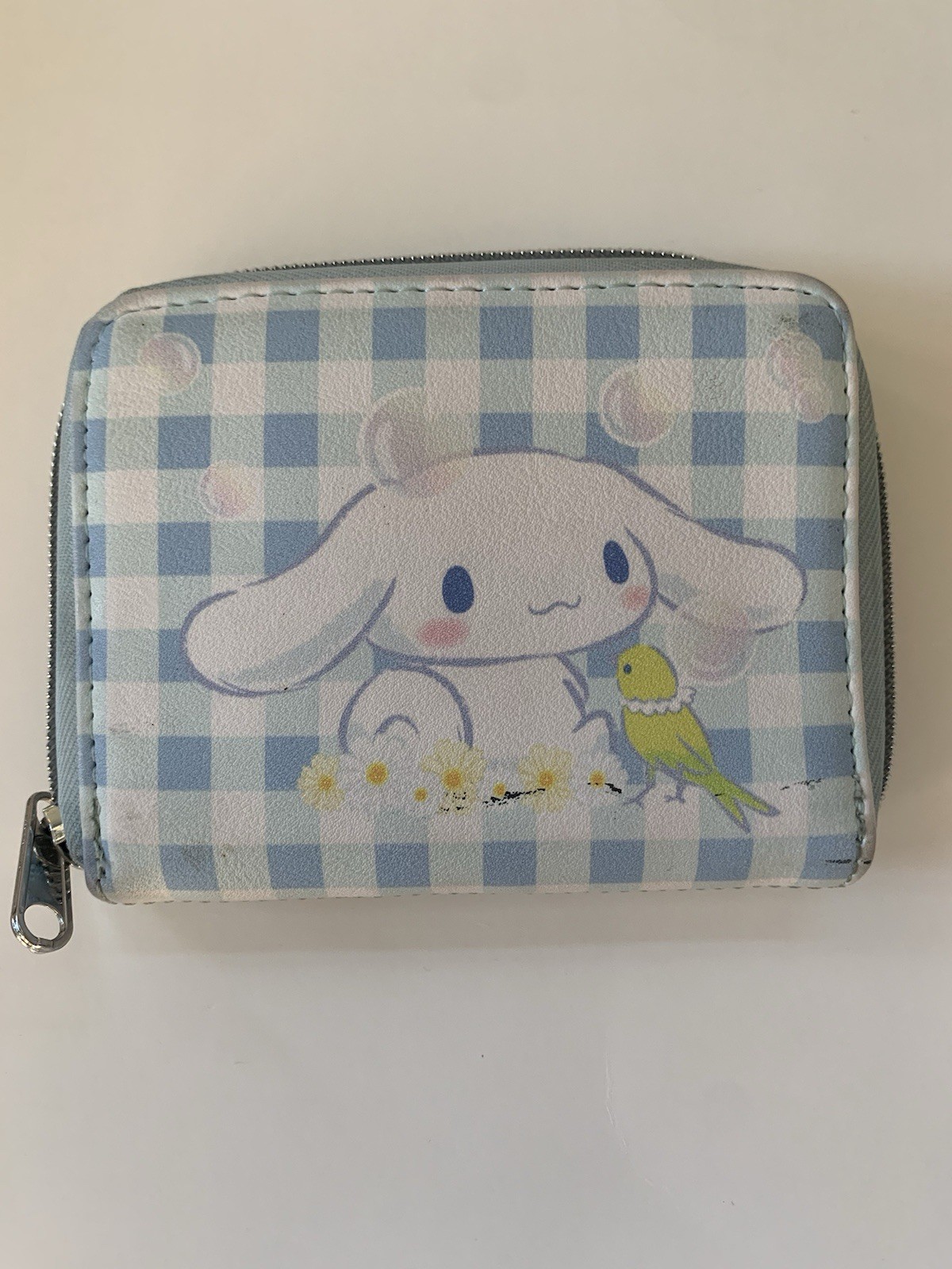Loungefly Sanrio Cinnamoroll daisy gingham wallet