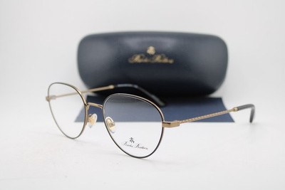 NEW BROOKS BROTHERS BB 1093 1015 BLACK GOLD GUNMETAL AUTHENTIC EYEGLASSES 52-19