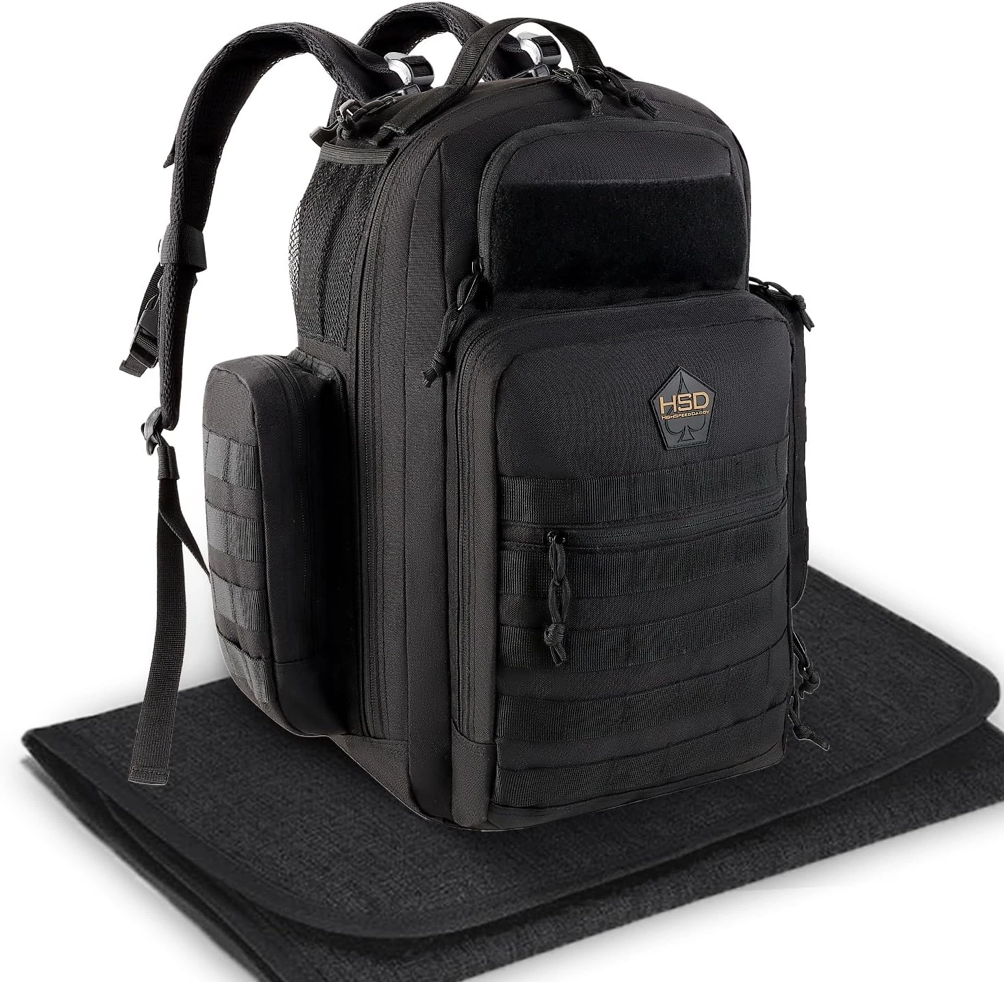 - Baby Diaper Backpack, Military-Grade, Waterproof, Compact Baby Travel Bag with