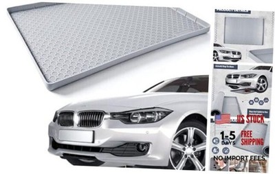 Grey Silicone Oil Drip Pan for Garage - 34'' x 22'' - Silicone Oil Spill Mat