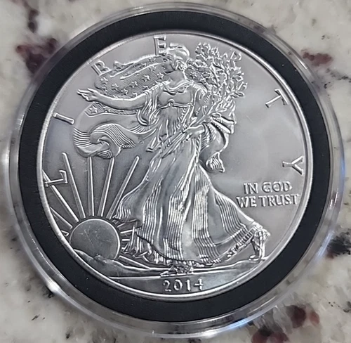 2014 American Silver Eagle Uncirculated 1oz .999 Fine Silver (R-6)