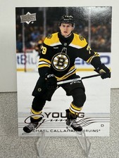 2025-26 Upper Deck Series 1 Young Guns #222 Michael Callahan - Bruins