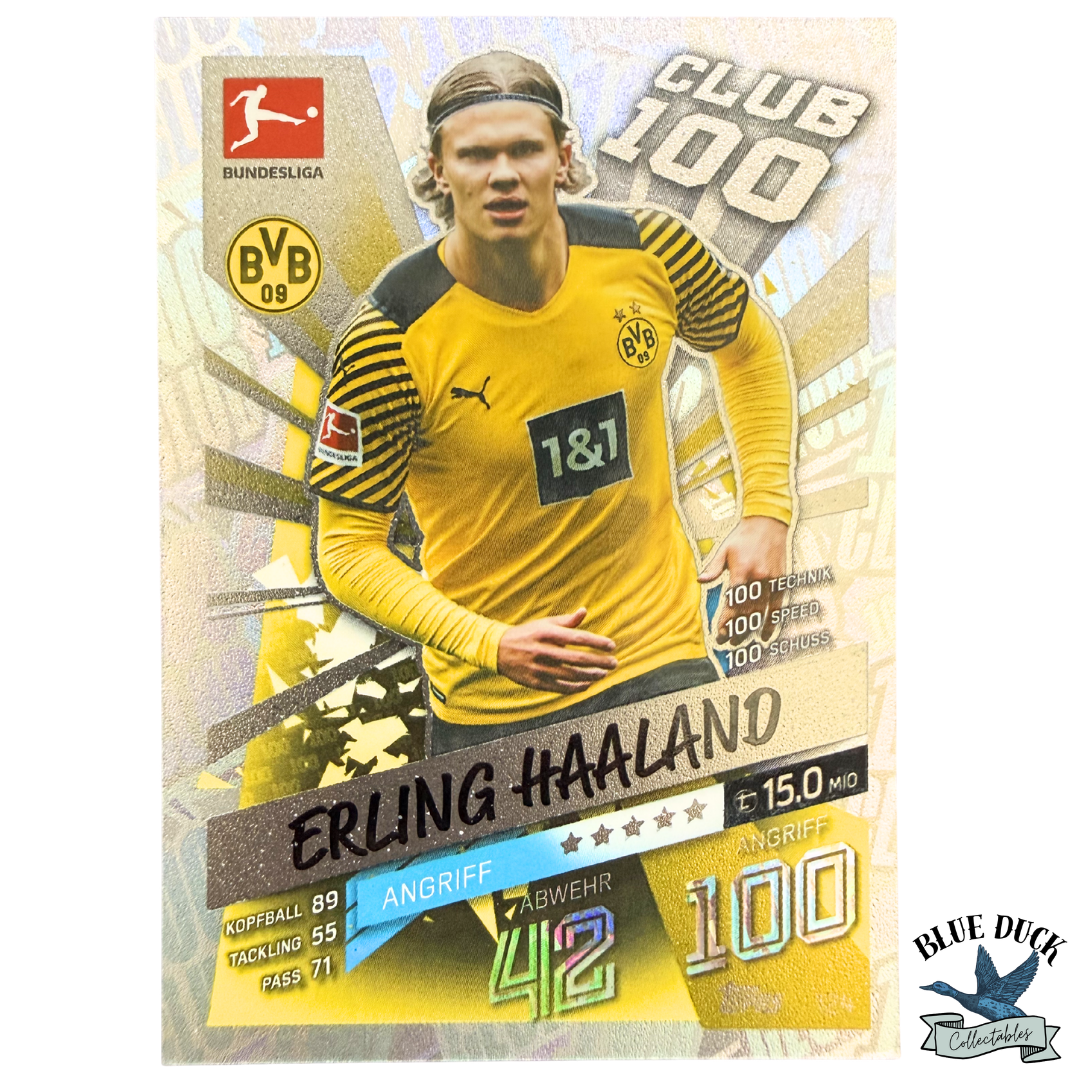Topps Match Attax 2021-2022 Bundesliga - Erling Haaland - Club 100