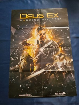 Poster Straight Verso Batman Arkham Knight Deus Ex Mankind Divided Warner Square