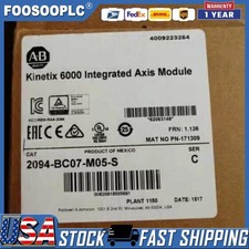 New AB Kinetix 6000 Integrated Axis Module 2094-BC07-M05-S US Free Tax