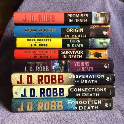 J.D. Robb / Nora Roberts book lot of 8 IN DEATH SERIES Some First Edition