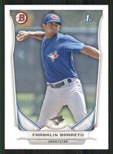 2014 Bowman Prospects #BP87 Franklin Barreto Toronto Blue Jays 37791