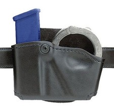 Safariland 573 Open Top Magazine/Handcuff Pouch For Glock 17/19 Black 573-383-21
