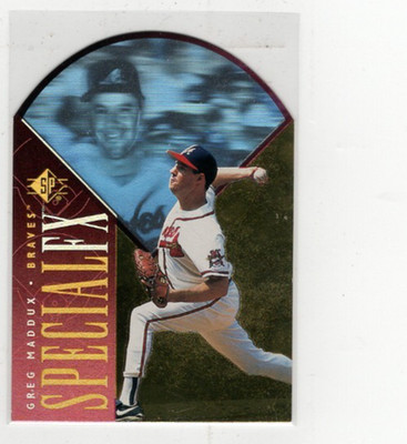 1996 Greg Maddux SP Holoview Special FX Die-Cut #1 Free Shipping (C211)