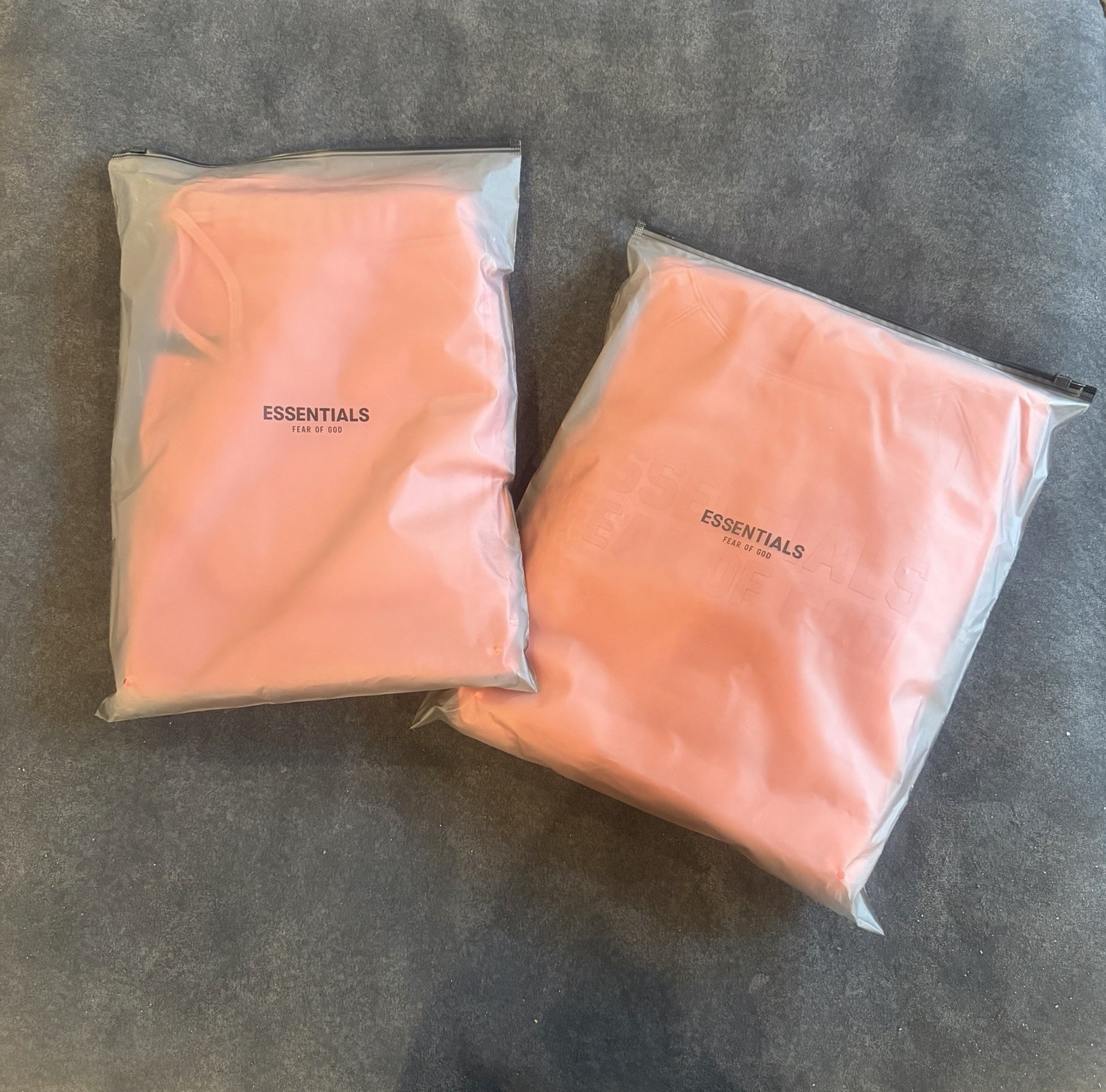 Fear of God Essentials Pink Hoodie Pants Set Logo Designer Sweatsuit Men thumbnail 2