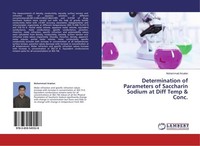 Determination Of Parameters Of Saccharin Sodium At Diff Temp & Conc. Muhammad Ar