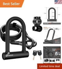 Bike Lock: Heavy Duty Anti Theft Bike U Lock ...