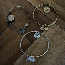 Alex And Ani Bracelet Lot Of 3 