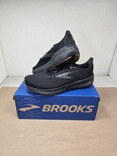Size 10.5 Men's Brooks Revel 9 Running Shoes - Black/Ebony/Biscuit 110499-1D-070