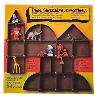 DIORAMA Set Box Bianco 83 Riconosci il tuo Puffo OTTIME CONDIZIONI LEGGI BENE!!