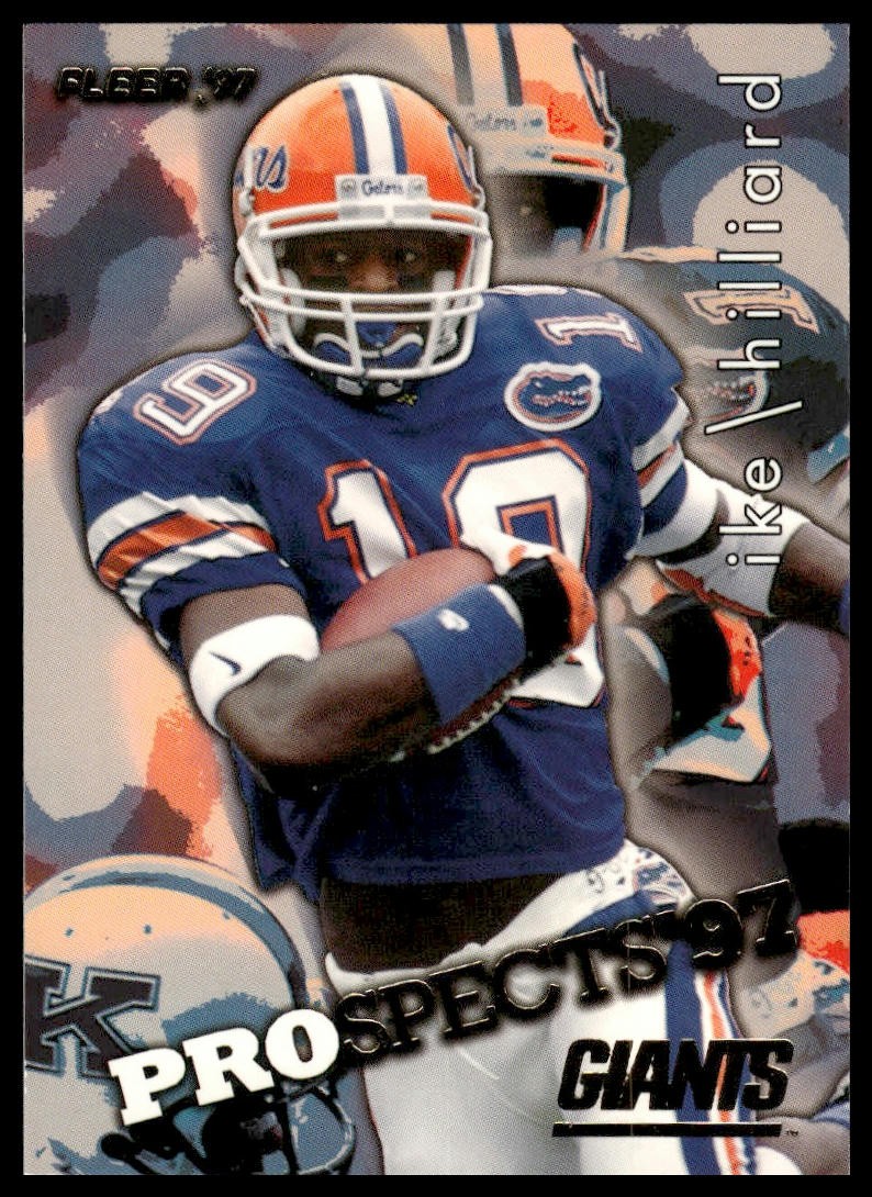 1997 Fleer #7 Ike Hilliard Prospects '97 New York Giants NM+