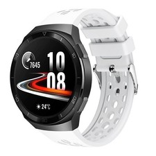 Bracelet de montre en silicone avec fermoirs en métal pour Huawei Watch GT 2e