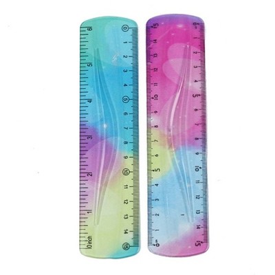 Bendable Measuring Tool Soft Shatterproof Rulers Crafted from PVC For Classroom