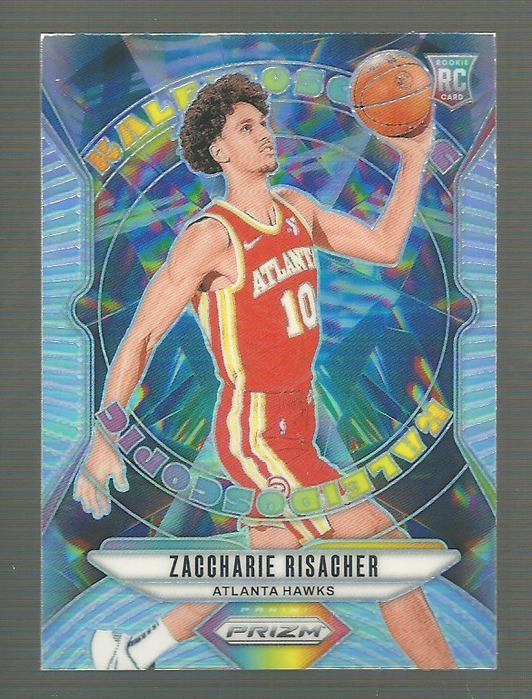 2024-25 Panini Prizm - Kaleidoscopic Zaccharie Risacher #7 Silver Prizm (RC)