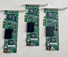 (Lot of 3) AMCC 3ware 9650SE-4 LPML PCI Express 4-port SATA II Controller Card