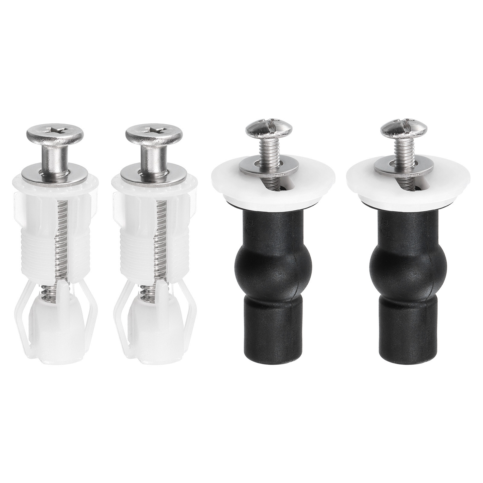 Toilet Seat Hinge Fixings, Plastic Toilet Seat Screws and Bolts